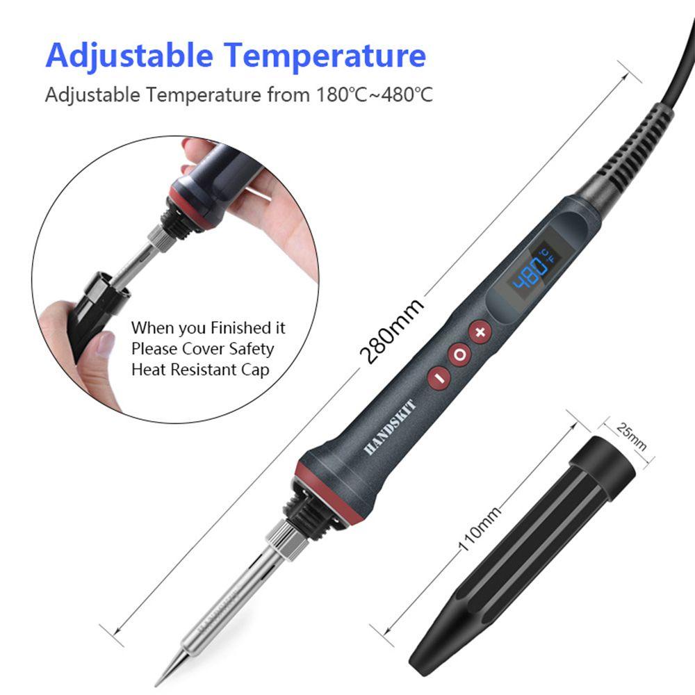 Mỏ Hàn Điện Có Màn Hình LCD Hiển Thị Nhiệt Độ Từ 180-480 Độ