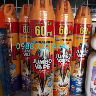 Bình xịt diệt muỗi, côn trùng Jumbo