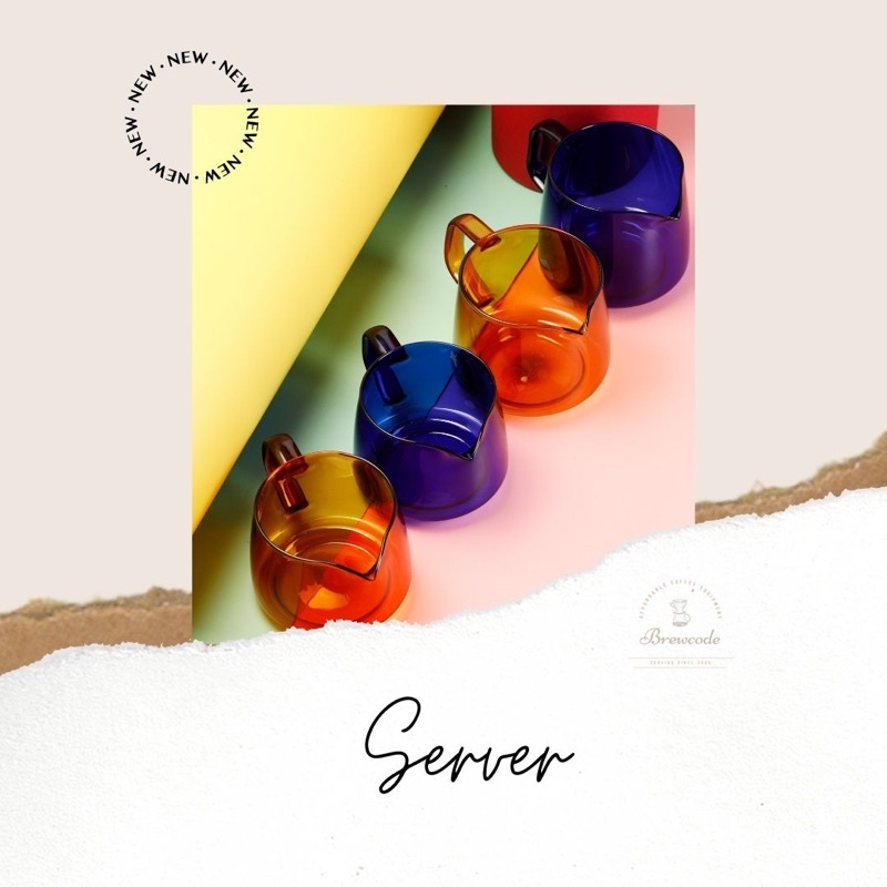 Bình Server V60 Thuỷ tinh SEPIA