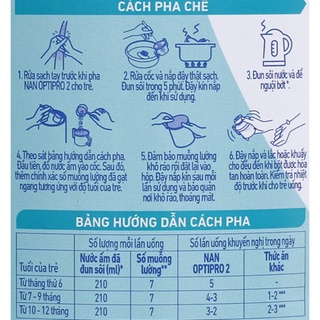 Sữa bột NAN Optipro số 2 - 900g (6 - 12 tháng)