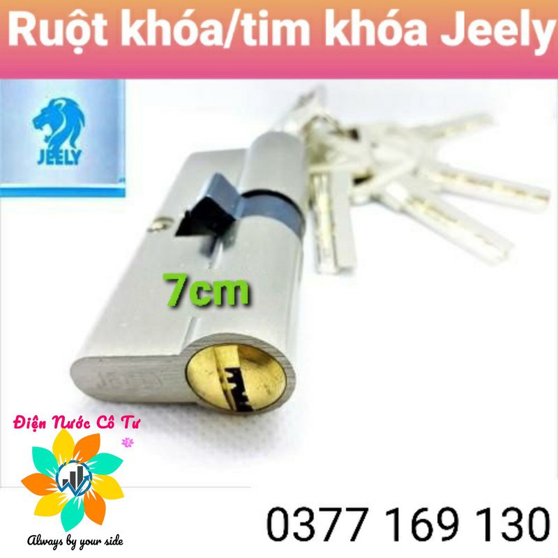 Tim Khóa Tay Gạt Jeely 7cm 2 đầu chìa