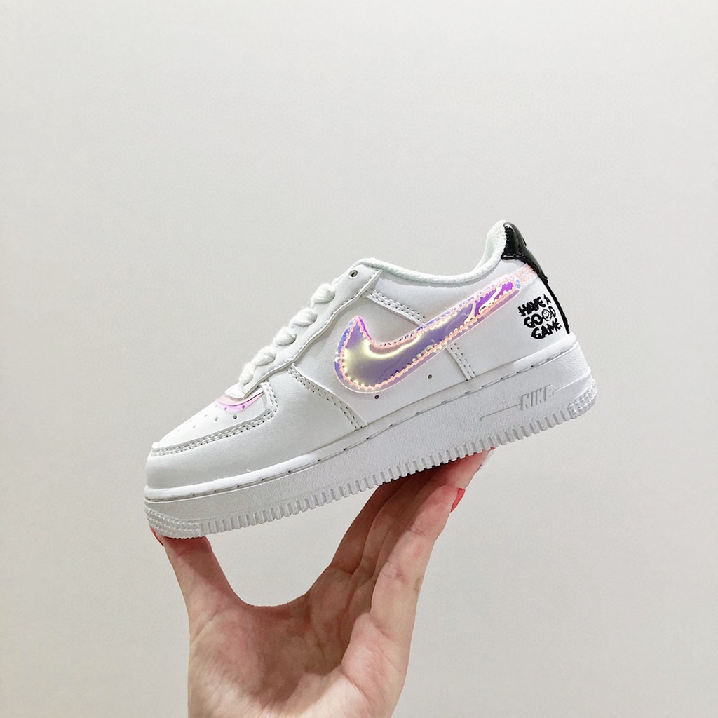 87 * Hàng Có Sẵn * Giày Thể Thao Nike Air Force Số 1 Cổ Thấp Buộc Dây Thời Trang Cho Bé