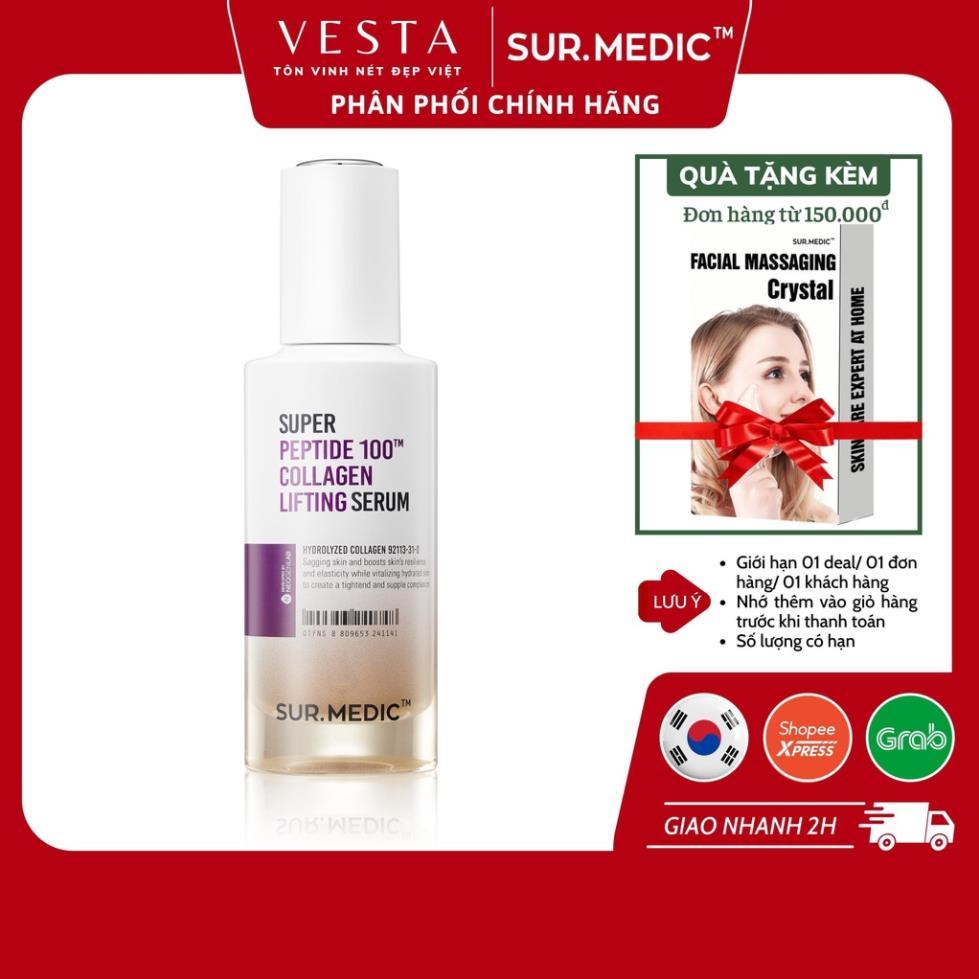 Tinh Chất Serum Sur Medic Trẻ Hoá Da Super Peptide 100tm Collagen Lifting Serum 50ml A0