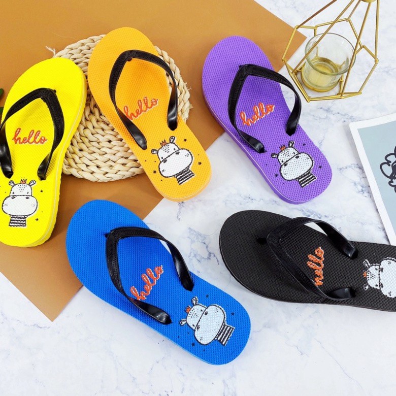 [Mã FASHIONMALLT4 giảm 15% đơn 150k] Dép xốp GÓT XINH DX004 đế cao 2cm màu sắc đa dạng