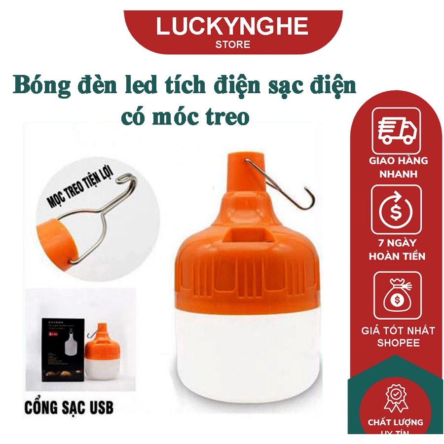 Bóng đèn tích điện bóng đèn led sạc pin 30/50/100/150W