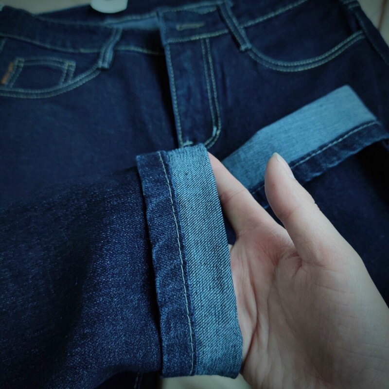 Quần Jean Nam Dài Rách ALLEN STORE Jean Cao Cấp, Vải Cotton Co Giãn Mạnh, Dày Dặn,Phom Body AL9373