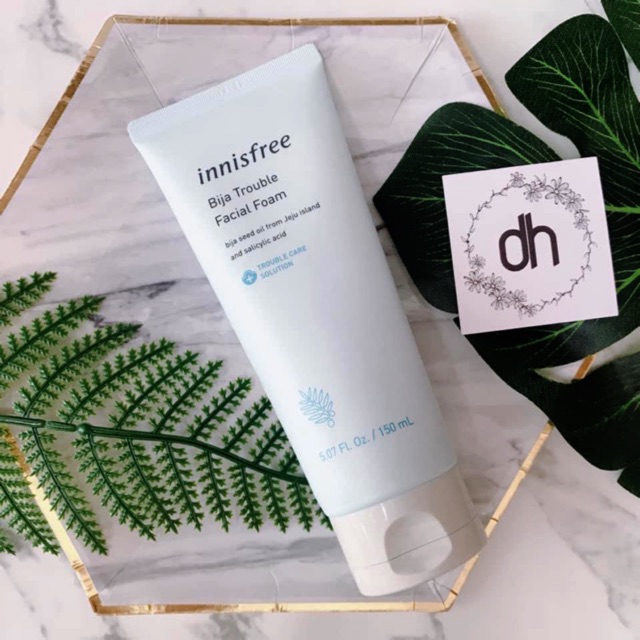 Sữa Rửa Mặt giảm Mụn INNISFREE Bija Anti Trouble Facial Foam