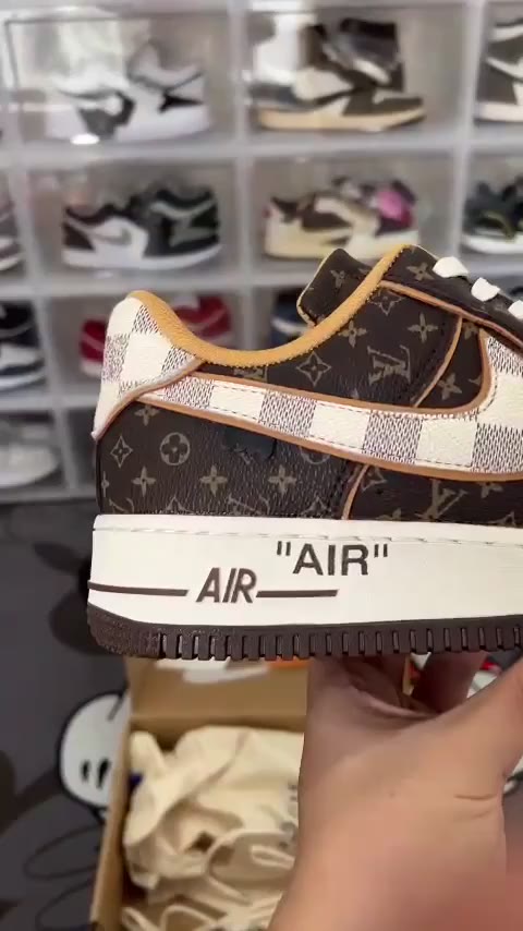 Giày AF1 LV Nâu, Giày thể thao Air Force 1 mix LV phối màu nâu hot bản đẹp Full Box màu mới nhất- Giá gốc tại xưởng | BigBuy360 - bigbuy360.vn