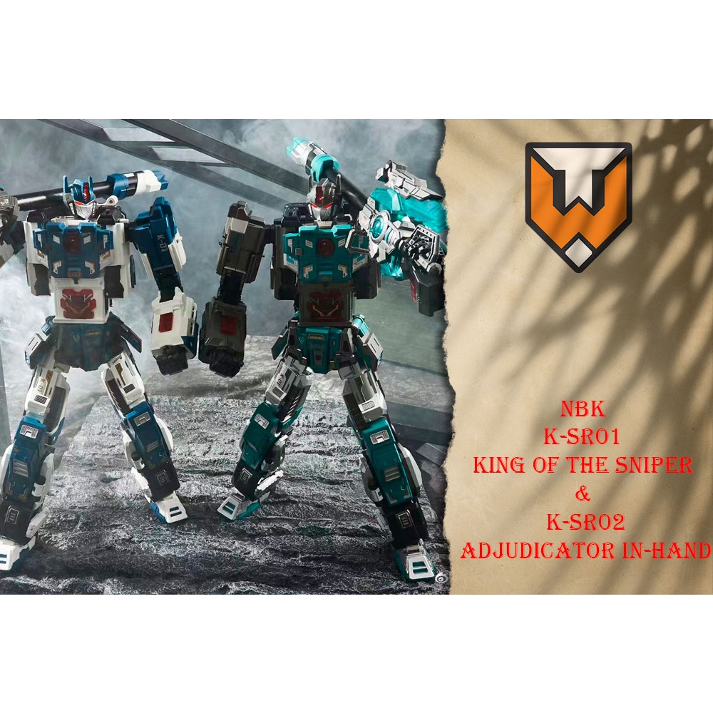 Mô hình NBK KSR K-SR02 KSR02 Adjudicator In-Hand &  K-SR01 KSR01 King of The Sniper G.un Prime Limited Edition.