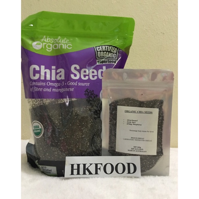 Hạt Chia Úc - 100g - Chia Seeds High In Omega 3 Absolute Organic