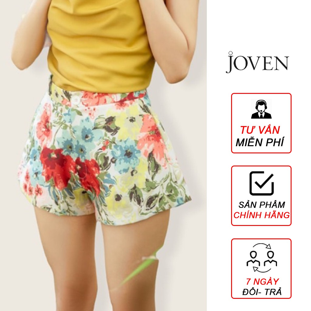 JOVEN - Quần Short mini hoa