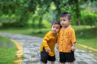Bộ bà ba cho bé gái