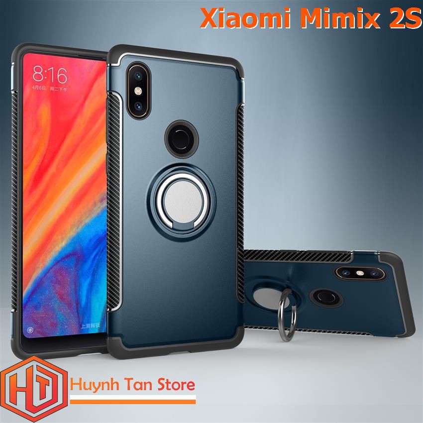 Ốp lưng Xiaomi Mi Mix 2s, Mimix 2S cao su chống sốc giáp ô tô