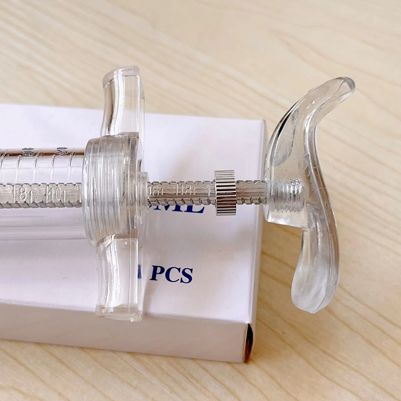 10ML Xilanh Ống tiêm thép nhựa dùng nhiều lần Bơm tiêm