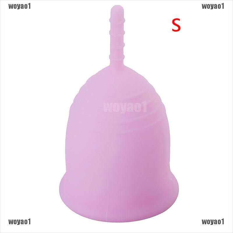 Cốc Nguyệt San Bằng Silicon Mềm Có Thể Tái Sử Dụng Cho Nữ size S