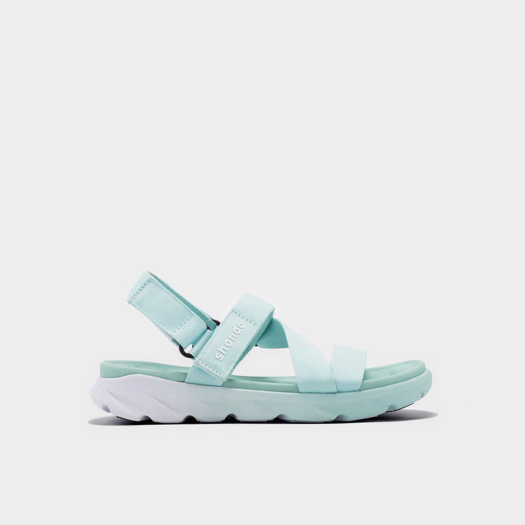 Giày sandal nữ SHONDO F6 Sport Ombre Xanh Mint - Đi Học, đi chơi [HÀNG CHÍNH HÃNG]