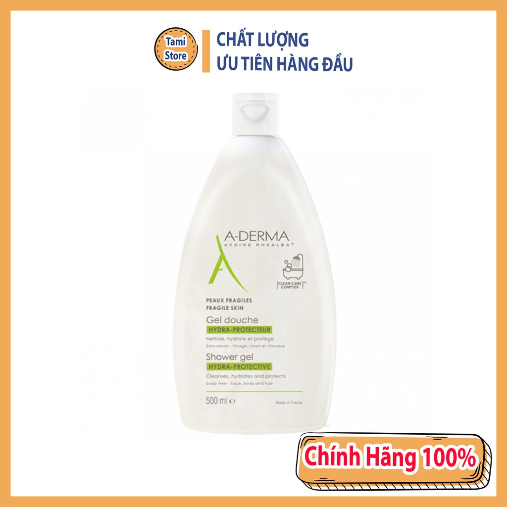 Sữa Tắm Giảm Và Ngăn Ngừa Mụn Lưng ADERMA Chính Hãng Pháp Mẫu Mới Nhất 500ml