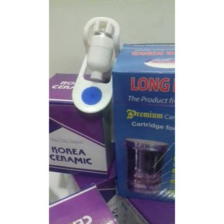 Combo Bộ sứ lọc,than đá 5 Tầng, Vòi chống gãy bình lọc nước