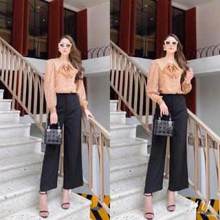 bán sỉ áo  sơ mi bi cổ nơ