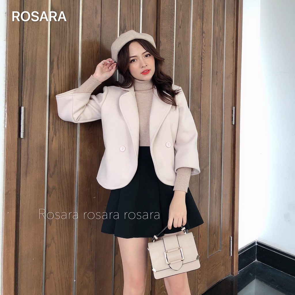 Áo dạ dáng ngắn Rosara AD51 | BigBuy360 - bigbuy360.vn