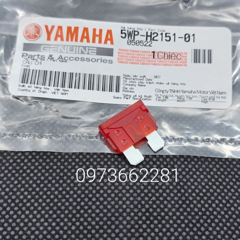 Cầu chì bình điện ắc quy xe EXCITER 135, MIO...zin Yamaha