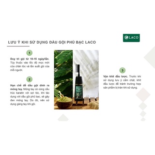 Dầu gội phủ bạc Laco
