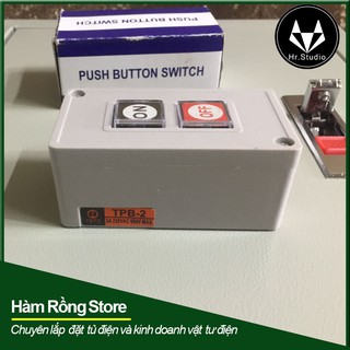 Hộp nút nhấn TPB-2 3A loại tự nhả màu xám