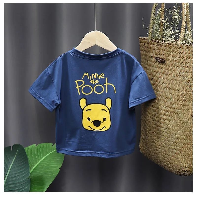Áo thun cotton tay ngắn thời trang mùa hè cho bé trai 3 tuổi