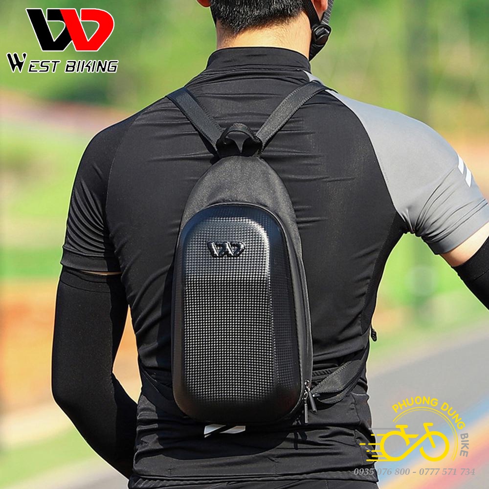 Balo đi xe đạp WEST BIKING 4.5L - Vỏ cứng chống nước