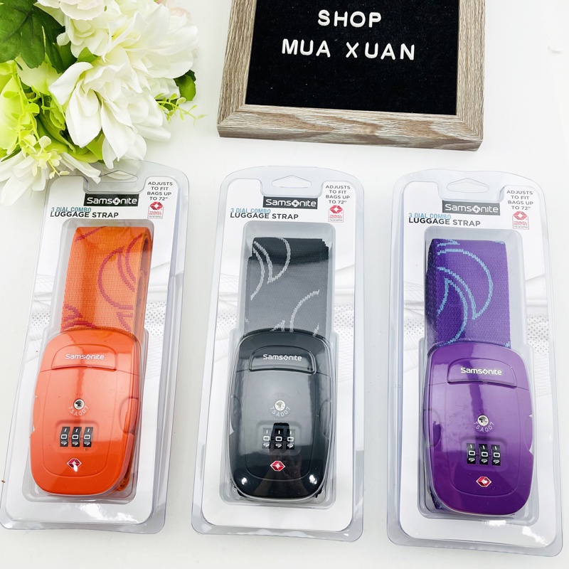 Dây buộc vali Samsonite Luggage Strap - nhiều màu