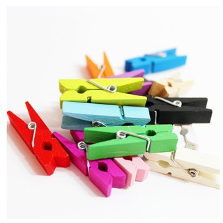 Set 20 kẹp gỗ và 2m dây treo ảnh