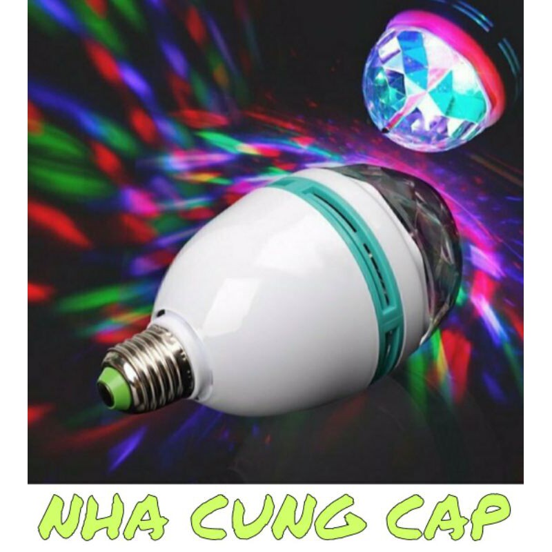 BÓNG LED XOAY 7 MÀU