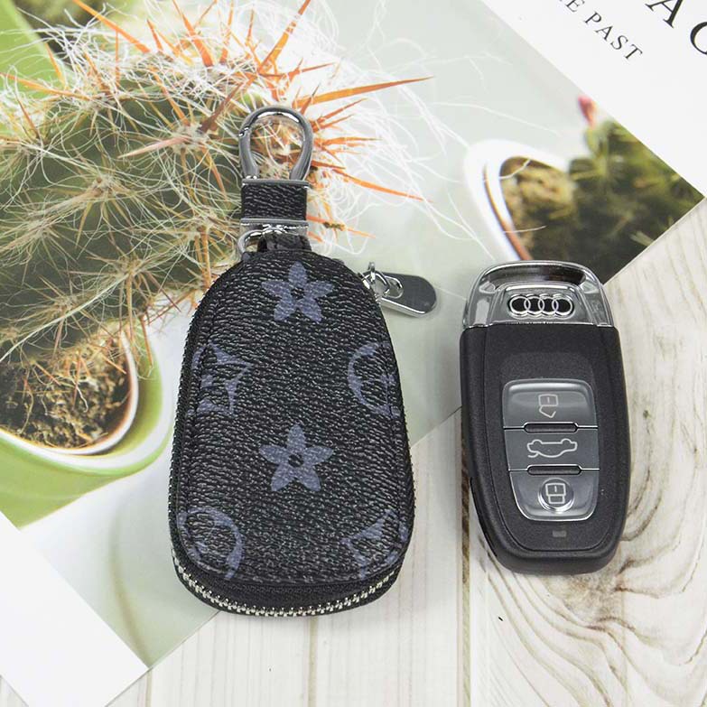 Ví đựng chìa khóa xe hơi có dây khóa kéo đa năng tiện dụng
