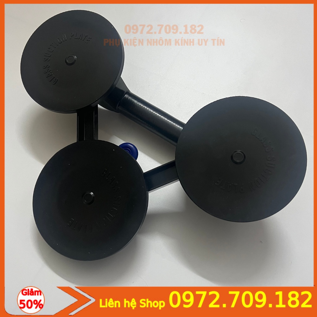 Hít kính 3 chấu hàng cao cấp _𝐅𝐑𝐄𝐄 𝐒𝐇𝐈𝐏_ Dụng cụ tay hút kính, hít gạch chân không 3 chạc