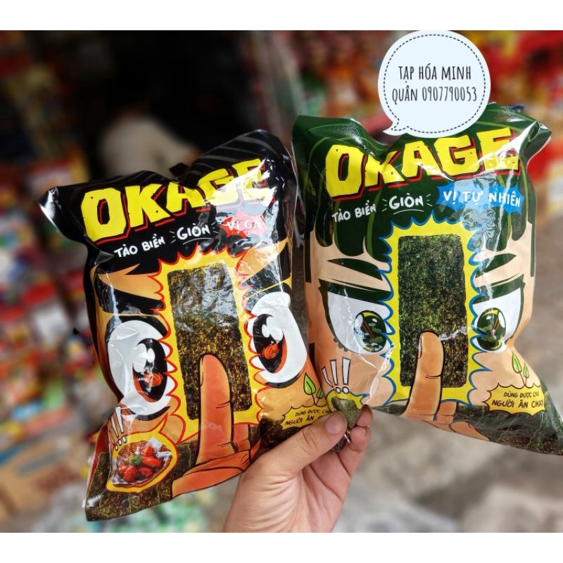 TẢO BIỂN SẤY KHÔ OKAGE ( HÀNG NHẬP KHẨU OISHI)