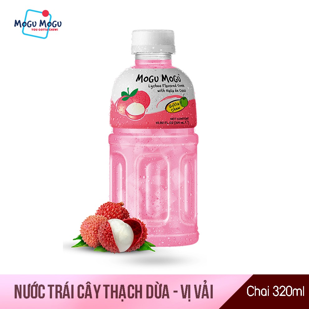 Nước Thạch Dừa Hương Vải MOGU MOGU - 320ML
