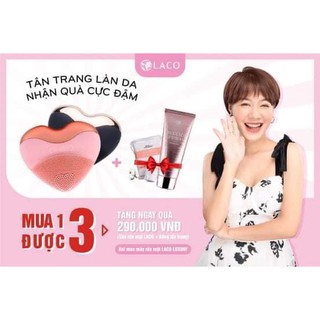 Máy rửa mặt 😻 Laco Luxury 😻 FREESHIP 😻 Tích hợp sóng âm- nâng cơ- làm sạch sâu 😻 hàng chính hãng 😻