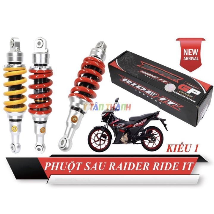 phuộc sau raider rideit