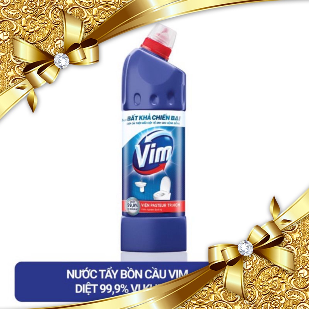 Nước tẩy bồn cầu Vim chai 880ml