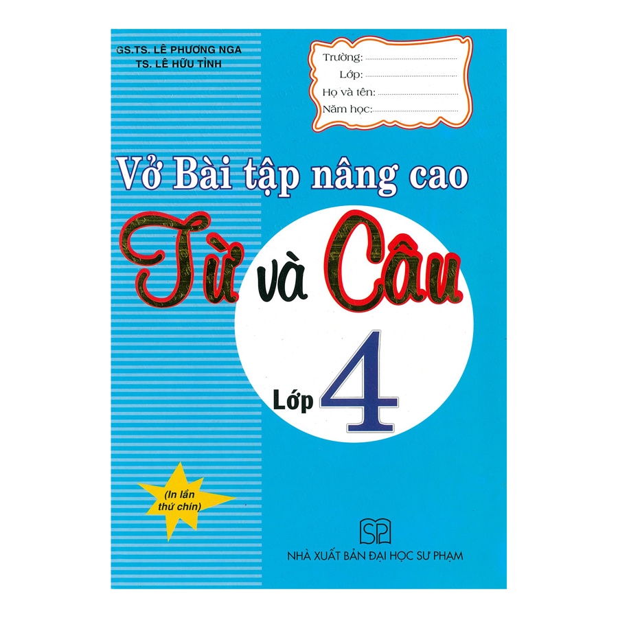 Sách- Vở bài tập nâng cao từ và câu lớp 4