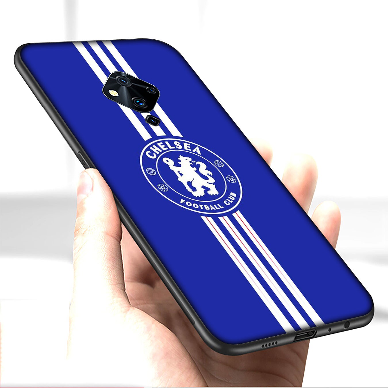 Samsung Galaxy S21 Ultra S8 Plus F62 M62 A2 A32 A52 A72 S21+ S8+ S21Plus Casing Soft Silicone Phone Case Chelsea FC Chelsea Football Cover