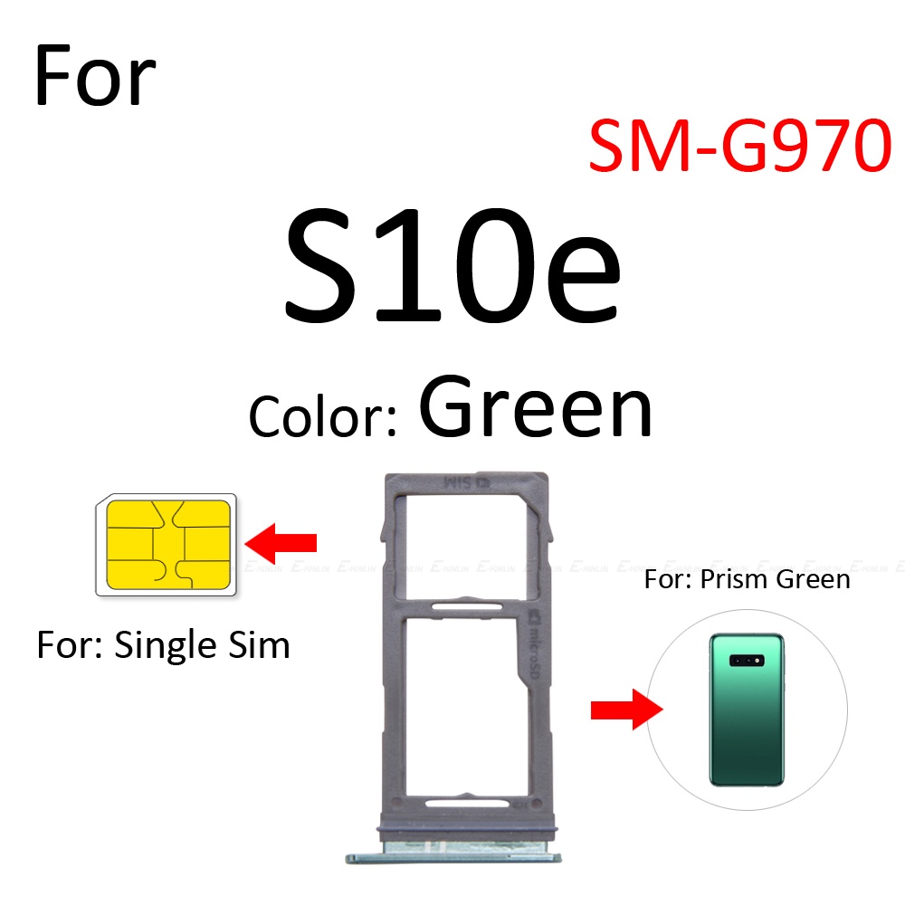 Khay Đựng Thẻ Sim Micro SD Cho Samsung Galaxy S10e G970