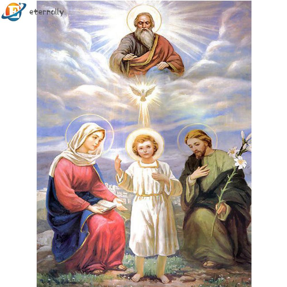 Tranh Đính Đá Kim Cương Toàn Bộ 5d Diy Hình Vẽ Thiên Thần Holy Angels