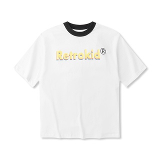 Áo thun retro logo polaroid tees - black/white