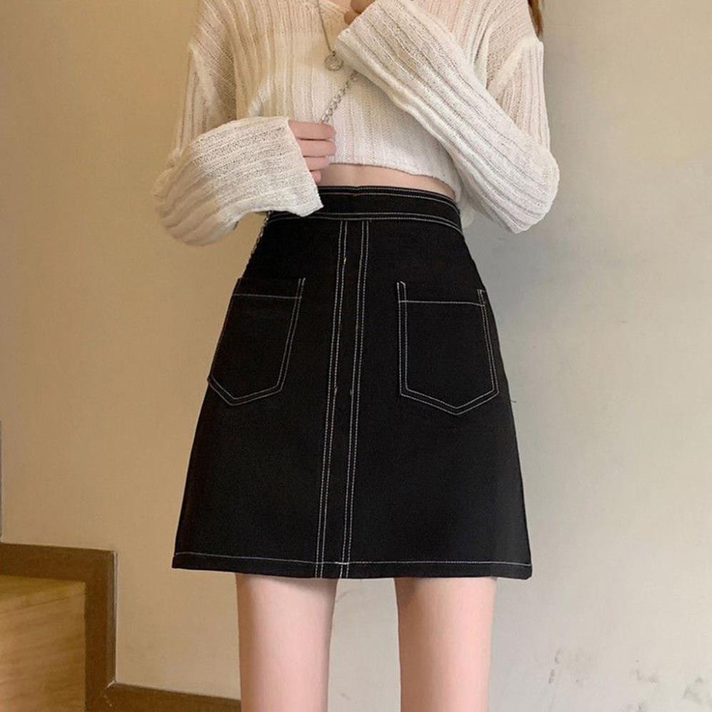Chân váy chữ a bigsize ngắn lưng cao công sở xếp ly đẹp hàn quốc  CV12 | BigBuy360 - bigbuy360.vn
