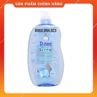 Sữa Tắm gội toàn thân em bé D-nee 380m màu xanh Dương