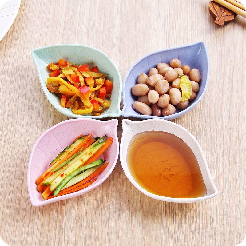 Chén đựng gia vị chấm hình lá