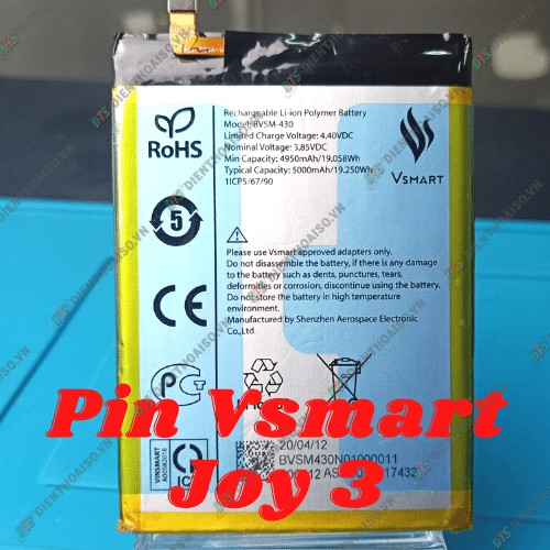 Pin máy Vsmart Joy 3 (V430a)