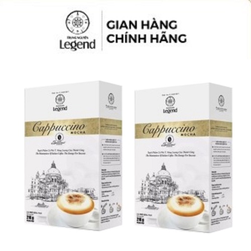 [Cà Phê Cappuccino] Combo 2 Cà phê Hòa Tan Cappuccino Mocha - Hộp 12 gói - Trung Nguyên Legend