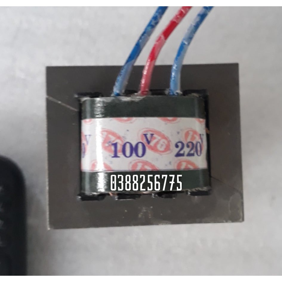 Biến Áp Đổi Nguồn 220V -110V-100V. Công suât 80w. Lõi đồng